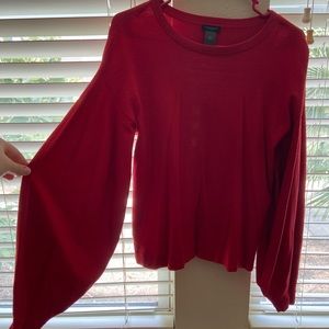 Red Ann Taylor sweater